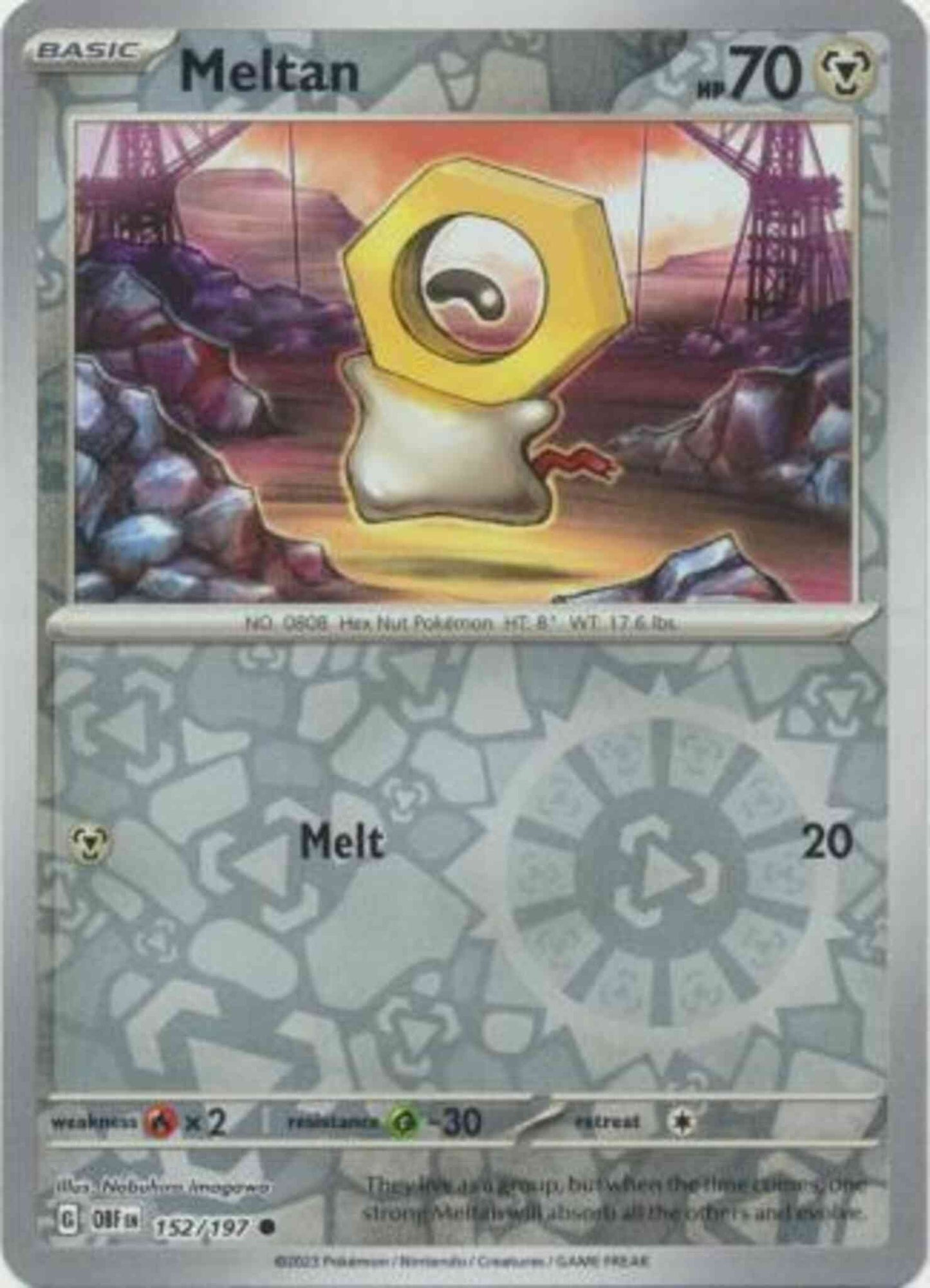 Meltan - 152/197 - Common [sv03-152] [Reverse Holo]