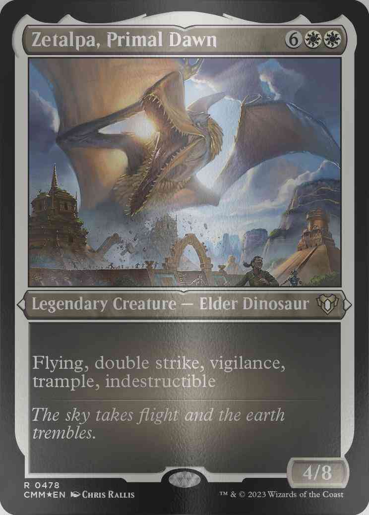 Zetalpa, Primal Dawn [478] [Commander Masters] [Etched Foil]