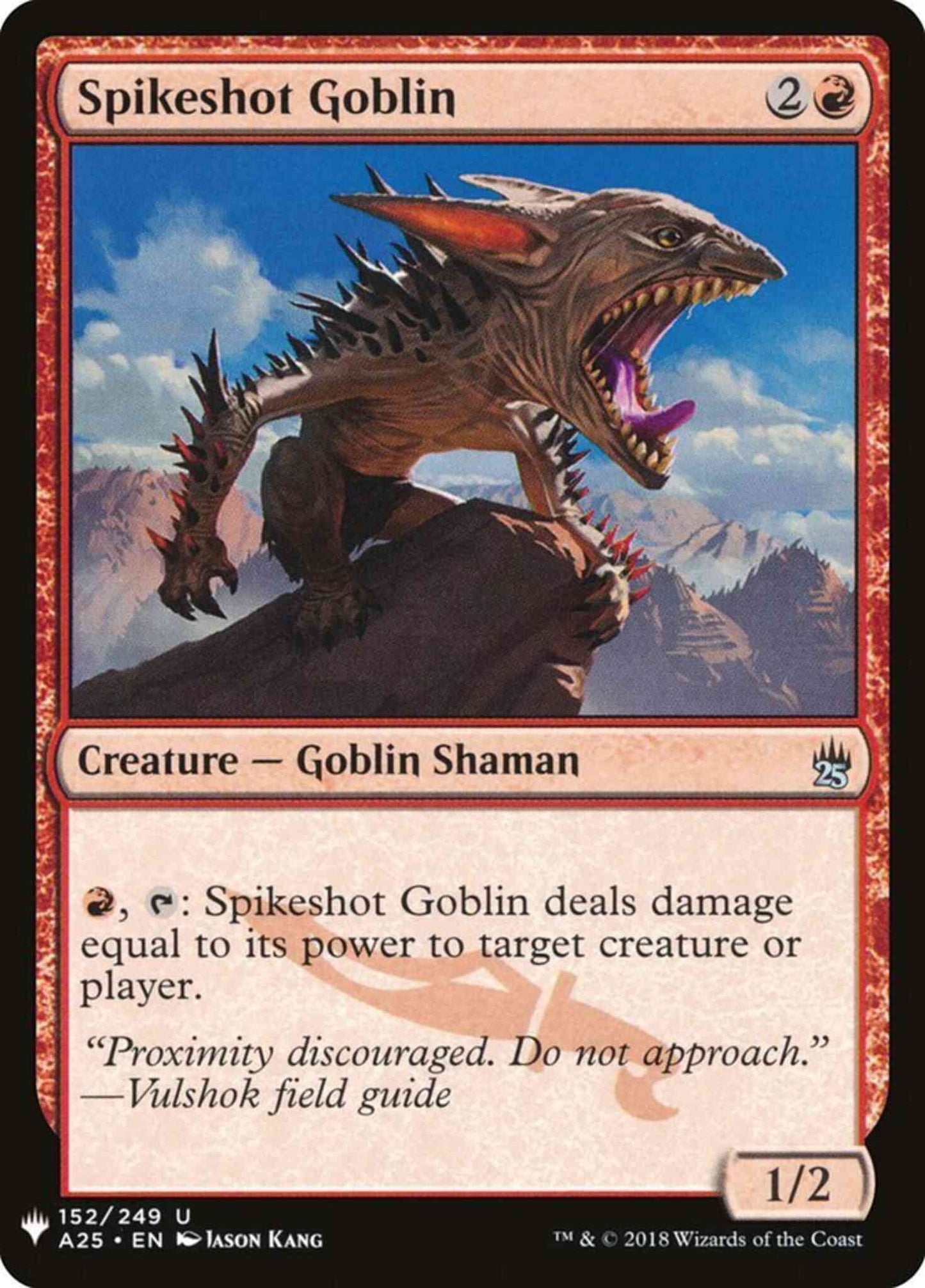 Spikeshot Goblin [A25-152] [The List] [Non-Foil]