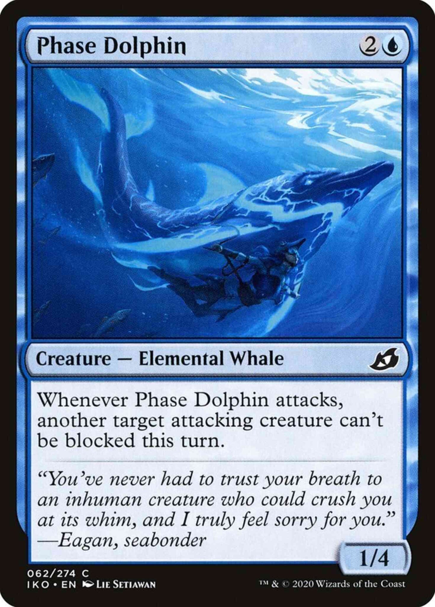 Phase Dolphin [62] [Ikoria: Lair of Behemoths] [Non-Foil]