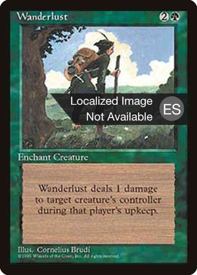 Wanderlust - Portuguese [285] [Fourth Edition Black Border: Portuguese] [Non-Foil]