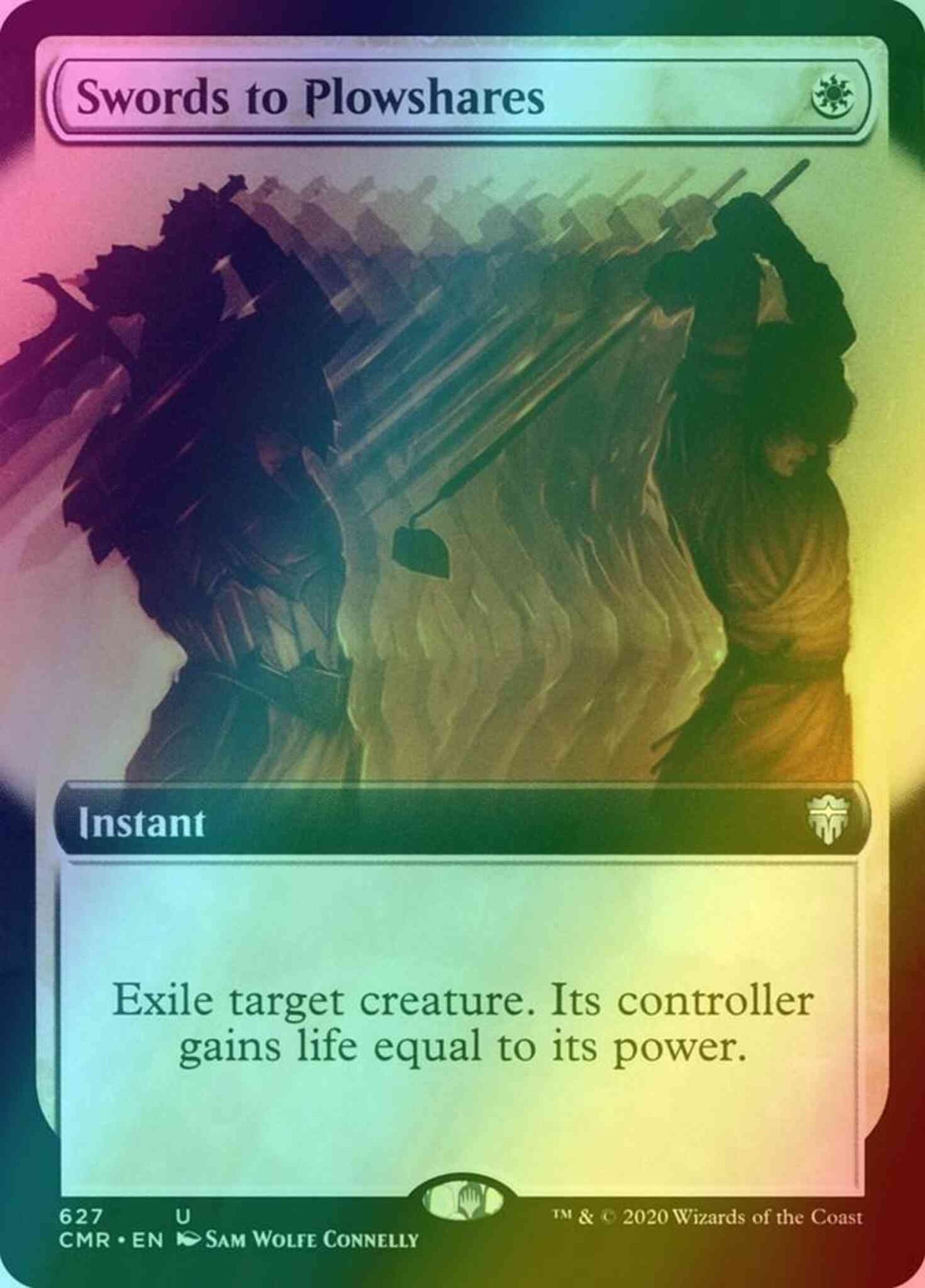 Swords to Plowshares [627] [Extended Art] [Commander Legends] [Foil]