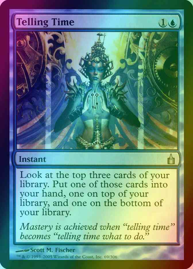 Telling Time [69] [Ravnica City Of Guilds] [Foil]