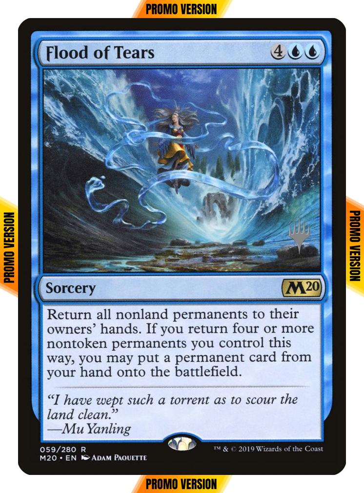 Flood of Tears [59p] [Promo Pack] [Core Set 2020 Promos] [Foil]