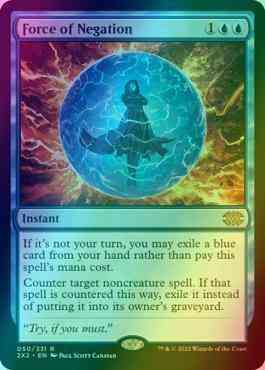 Force of Negation [50] [Double Masters 2022] [Foil]