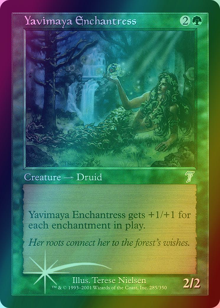 Yavimaya Enchantress [285x] [Seventh Edition] [Foil]