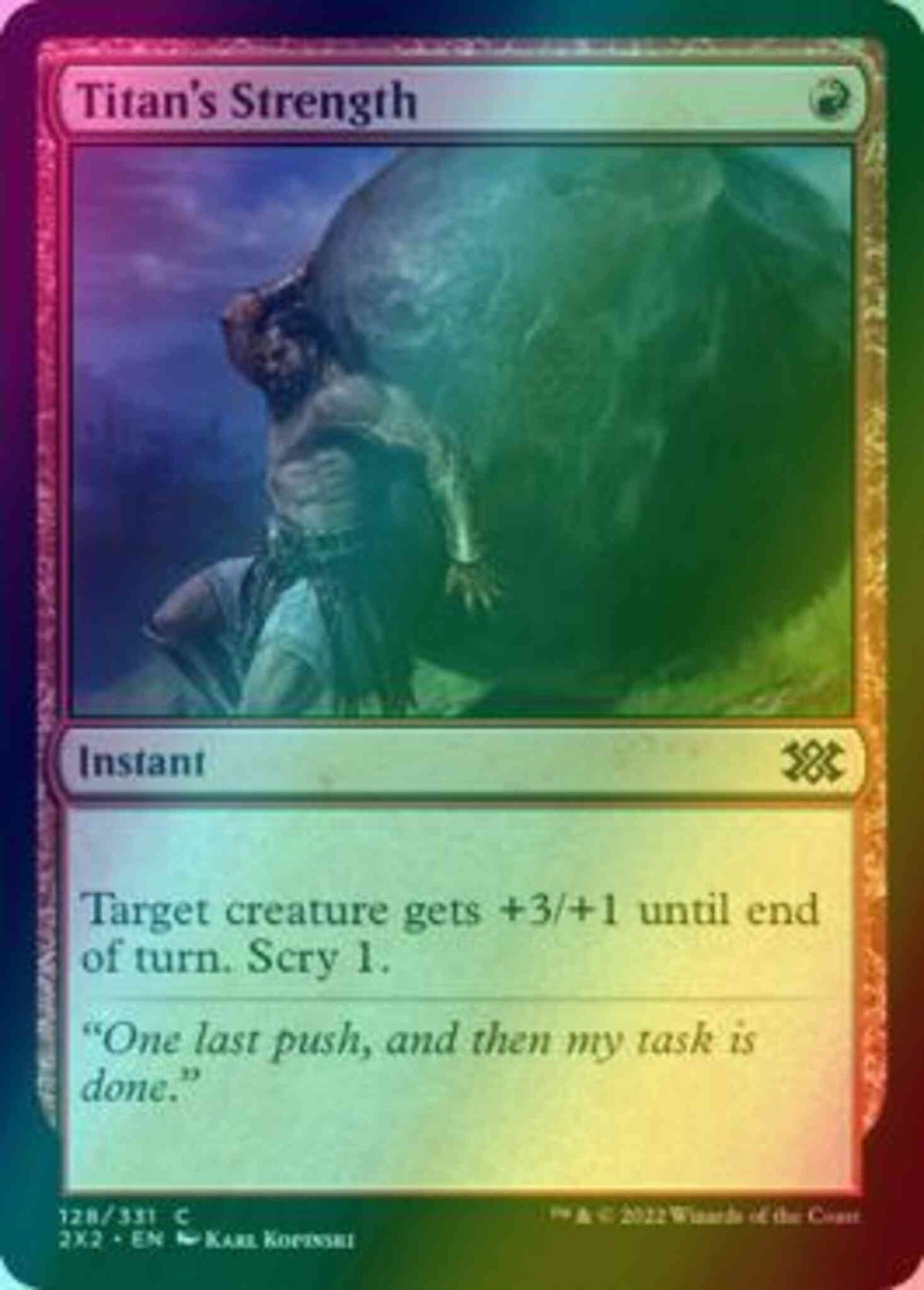 Titan's Strength [128] [Double Masters 2022] [Foil]