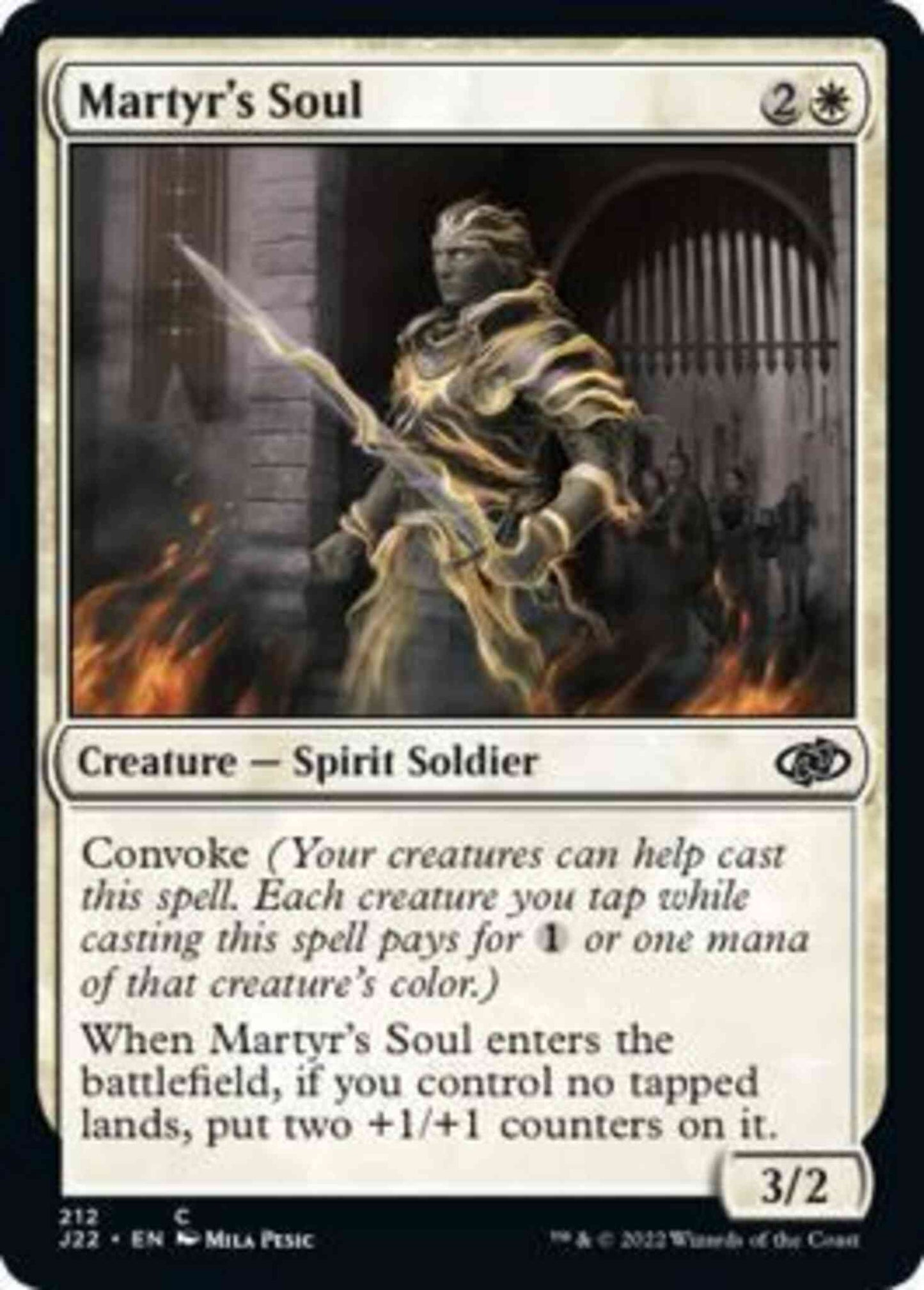 Martyr's Soul [212] [Jumpstart 2022] [Non-Foil]