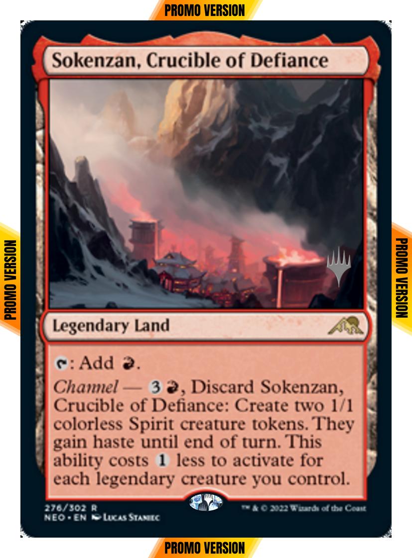 Sokenzan, Crucible of Defiance [Promo Pack] [276p] [Kamigawa: Neon Dynasty: Promos] [Non-Foil]