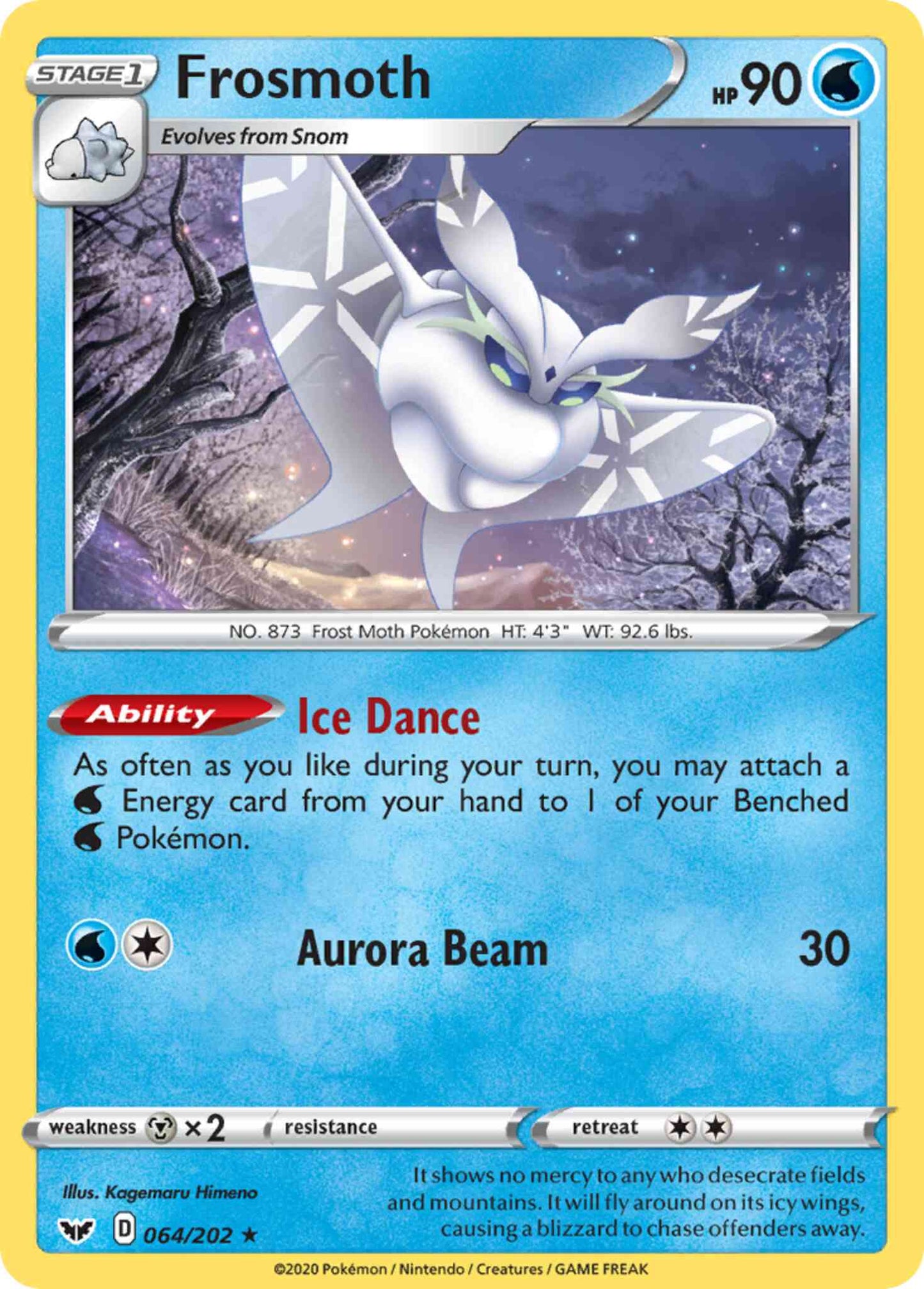 Frosmoth - 064/202 - Rare Holo [swsh1-064] [Holo]