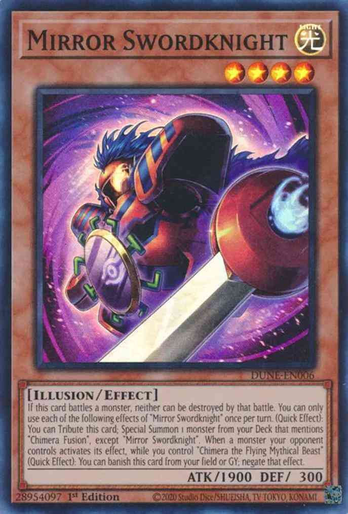 Mirror Swordknight - DUNE-EN006 - Super Rare - 1st Edition