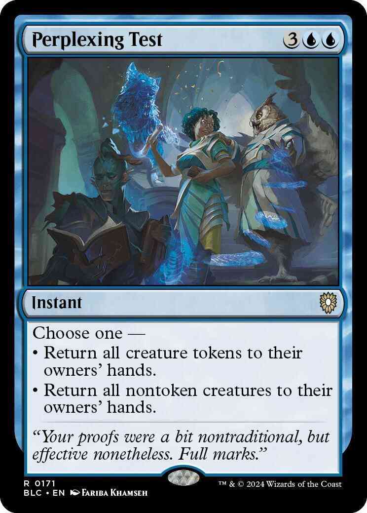 Perplexing Test [171] [Bloomburrow: Commander] [Non-Foil]