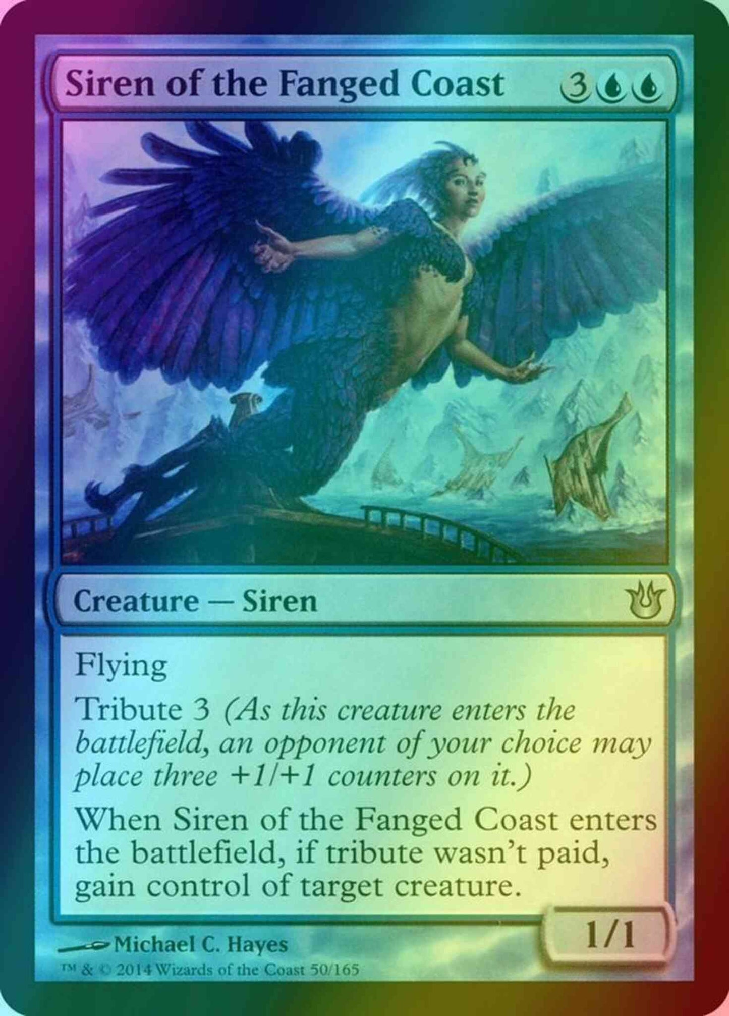 Siren of the Fanged Coast [50] [Born of the Gods] [Foil]