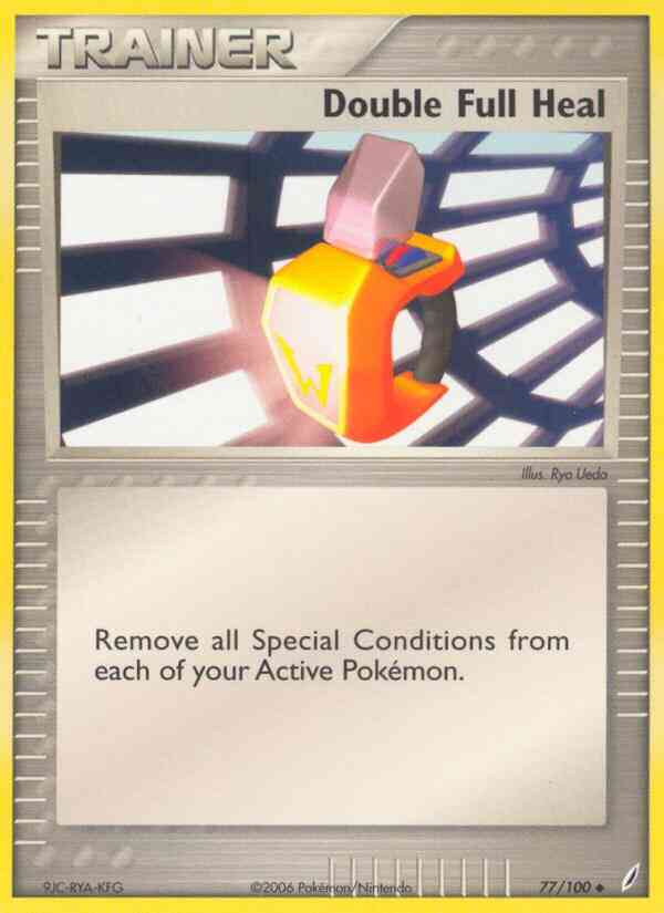 Double Full Heal - 77/100 - Uncommon [ex14-77] [Reverse Holo]
