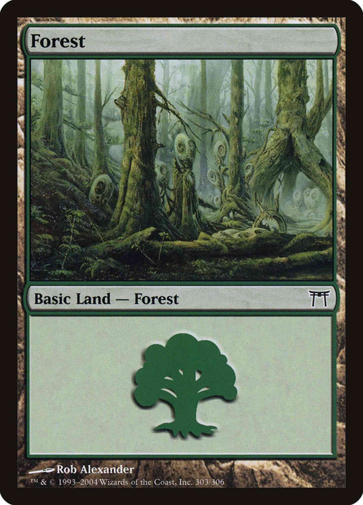 Forest [303] [Champions of Kamigawa] [Non-Foil]