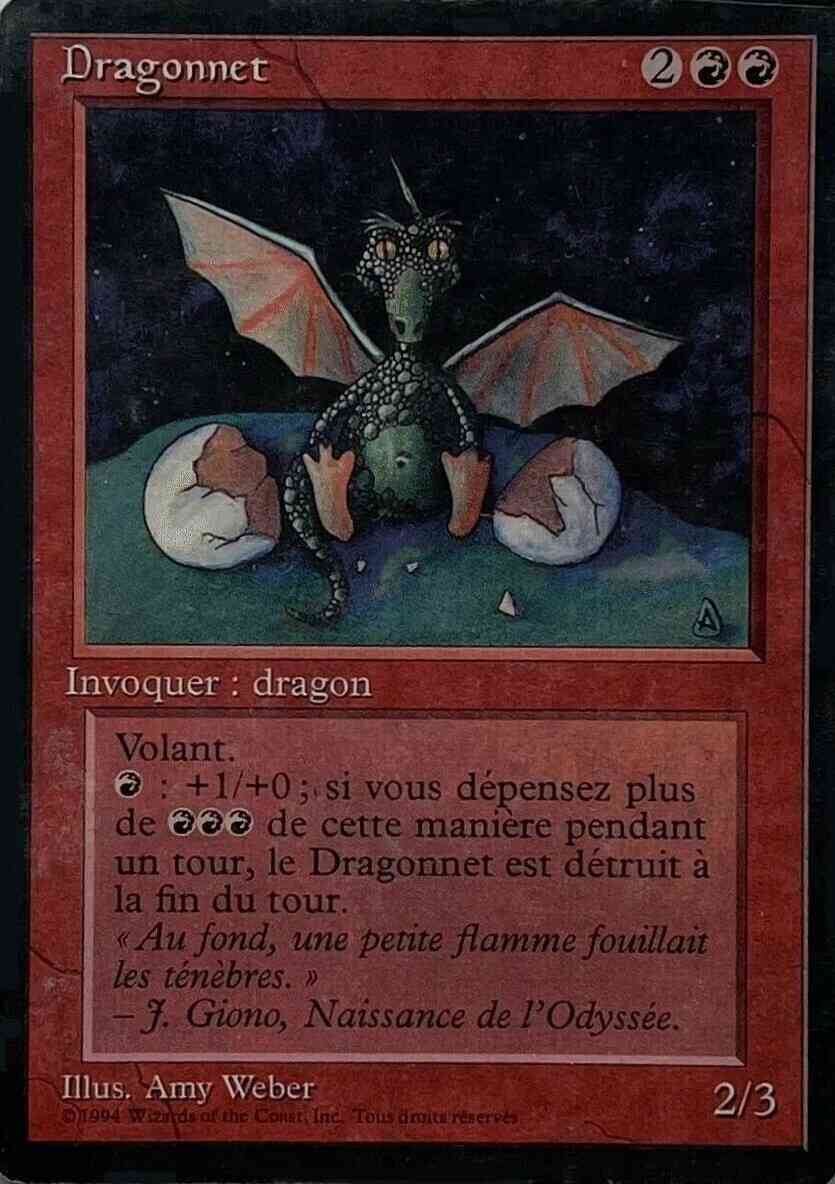 Dragon Whelp - French [143] [Foreign Black Border: French] [Non-Foil]