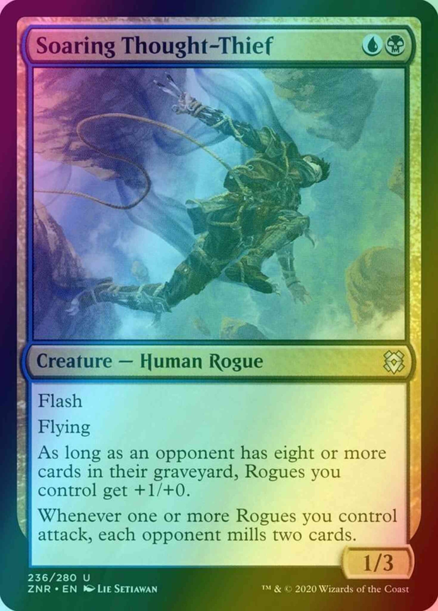 Soaring Thought-Thief [236] [Zendikar Rising] [Foil]