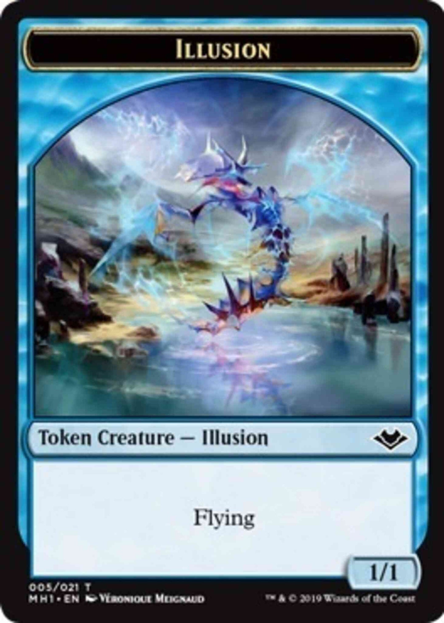 Illusion Token (05) // Rhino Token (13) [Modern Horizons Tokens] [Non-Foil]