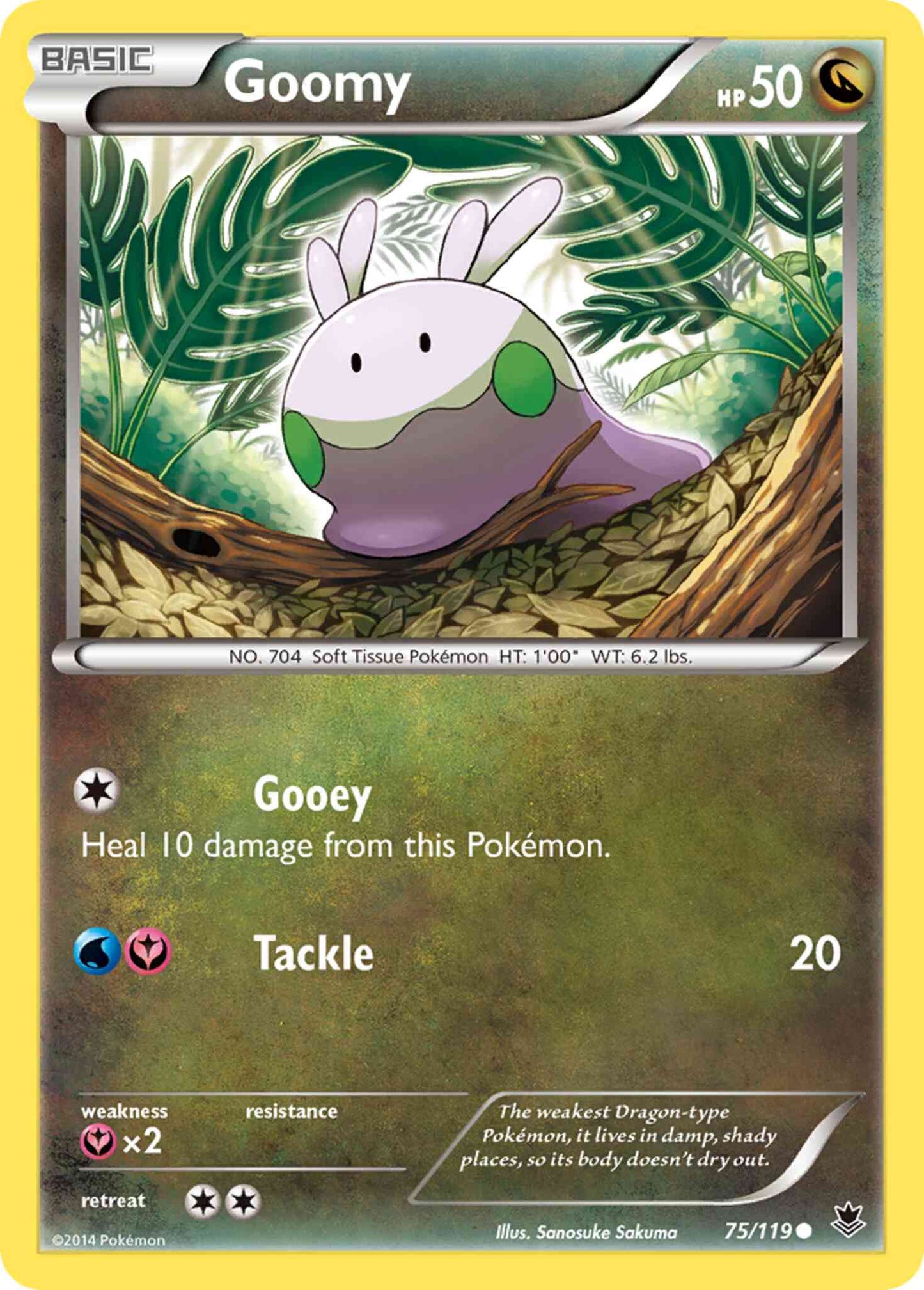 Goomy - 75/119 - Common [xy4-75] [Reverse Holo]