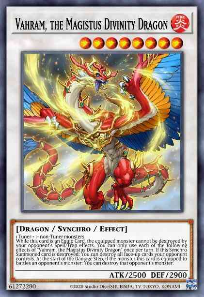 Vahram, the Magistus Divinity Dragon - GEIM-EN006 - Super Rare - 1st Edition