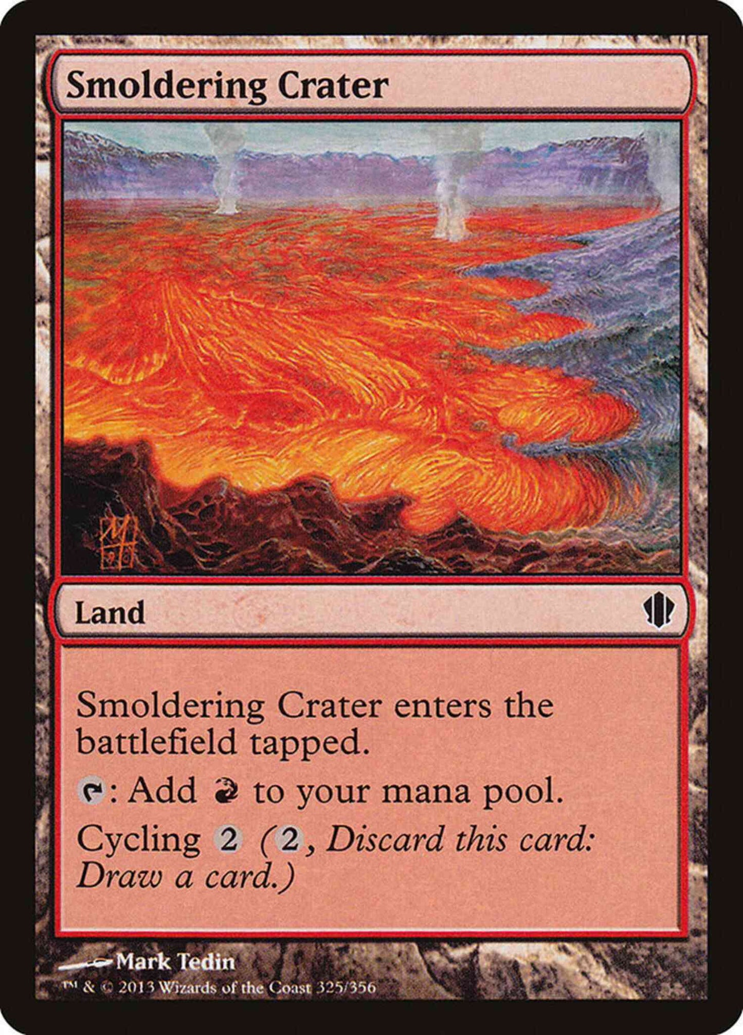 Smoldering Crater [325] [Commander 2013] [Non-Foil]