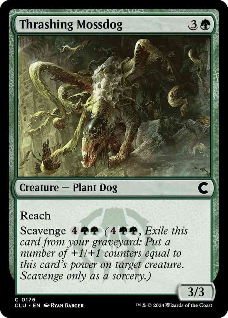 Thrashing Mossdog [176] [Ravnica: Clue Edition] [Non-Foil]