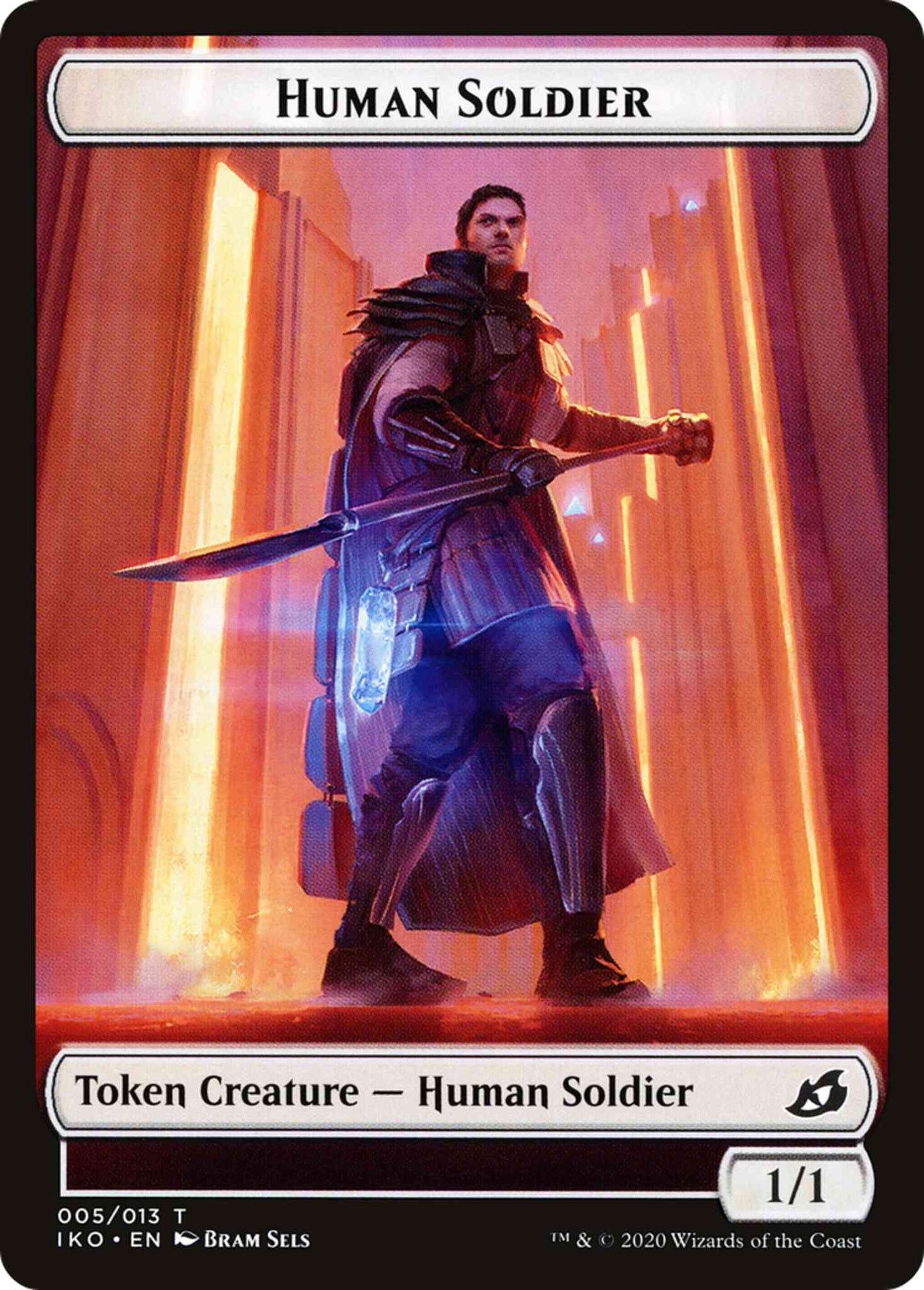 Human Soldier Token [05] [Ikoria Lair of Behemoths Tokens] [Non-Foil]