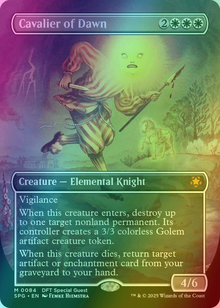 Cavalier of Dawn [84] [Borderless] [Special Guests] [Foil]