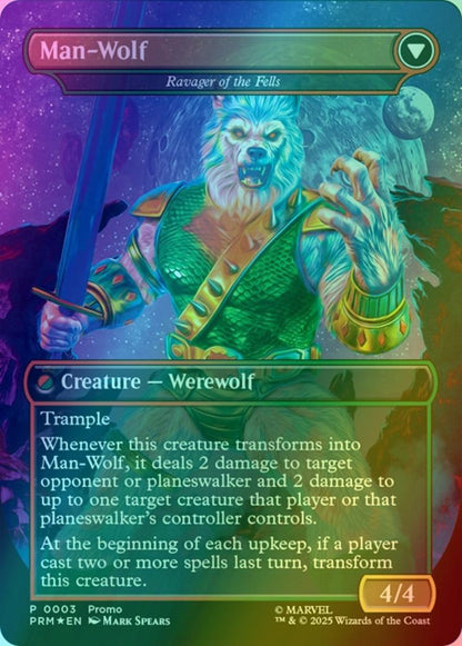 Colonel John Jameson - Huntmaster of the Fells // Man-Wolf - Ravager of the Fells [2025-17] [Borderless] [Media and Collaboration Promos] [Foil]