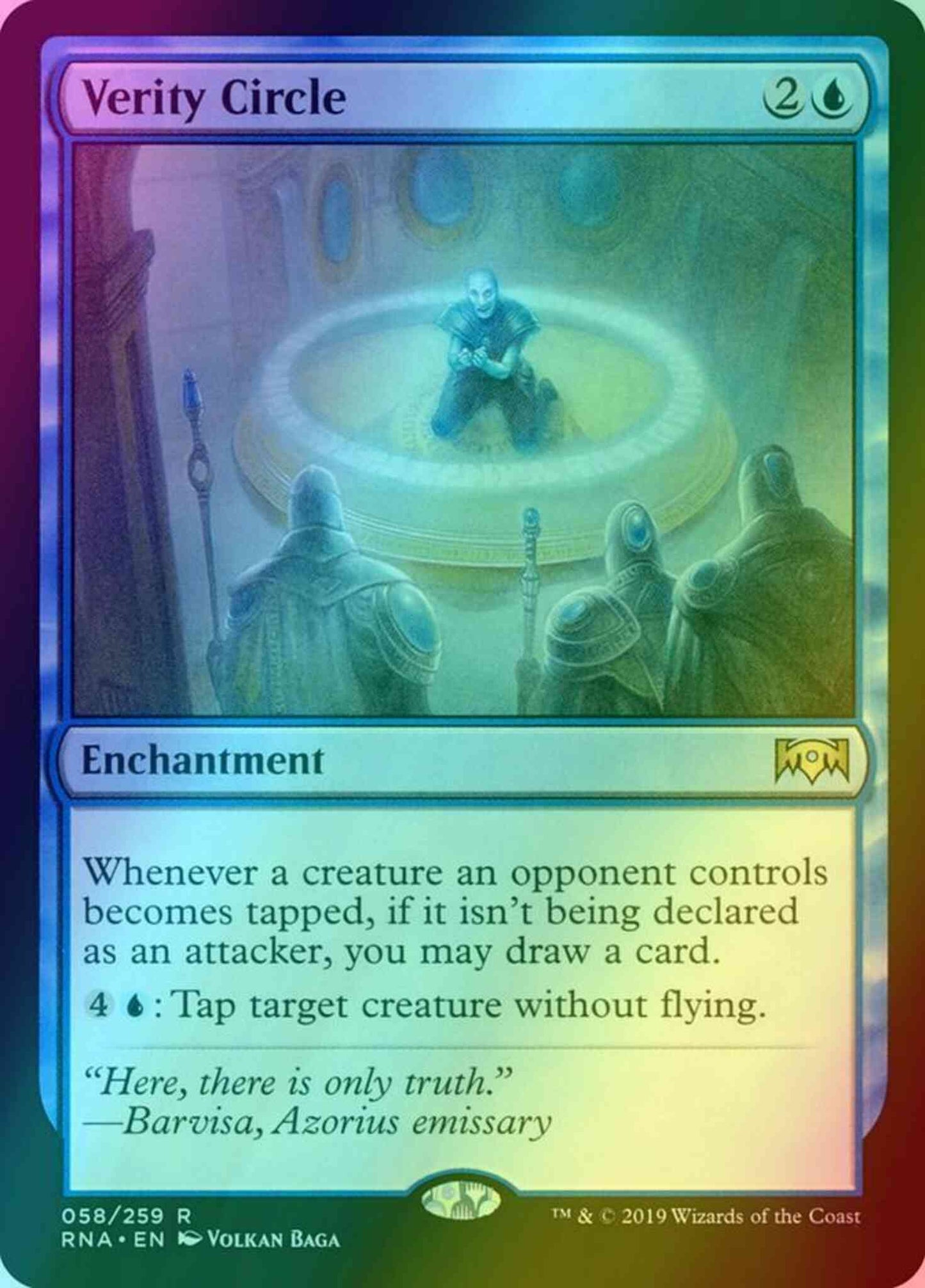 Verity Circle [58] [Ravnica Allegiance] [Foil]