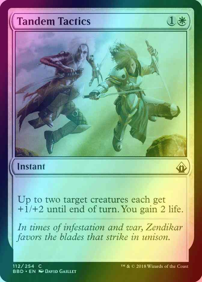 Tandem Tactics [112] [Battlebond] [Foil]