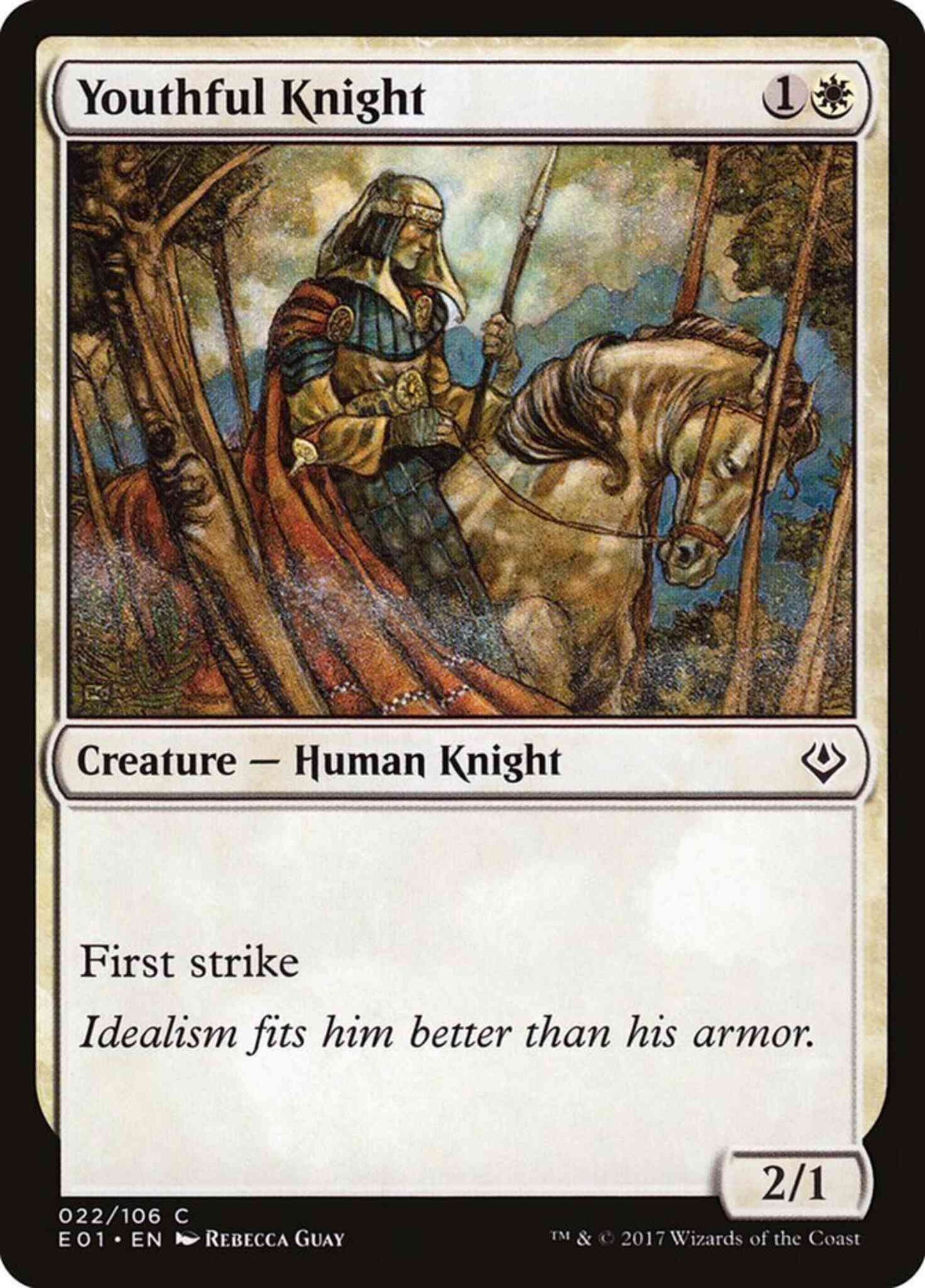 Youthful Knight [22] [Archenemy: Nicol Bolas] [Non-Foil]