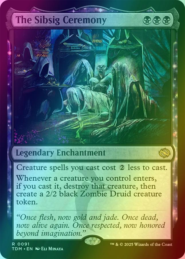 The Sibsig Ceremony [91] [Tarkir: Dragonstorm] [Foil]
