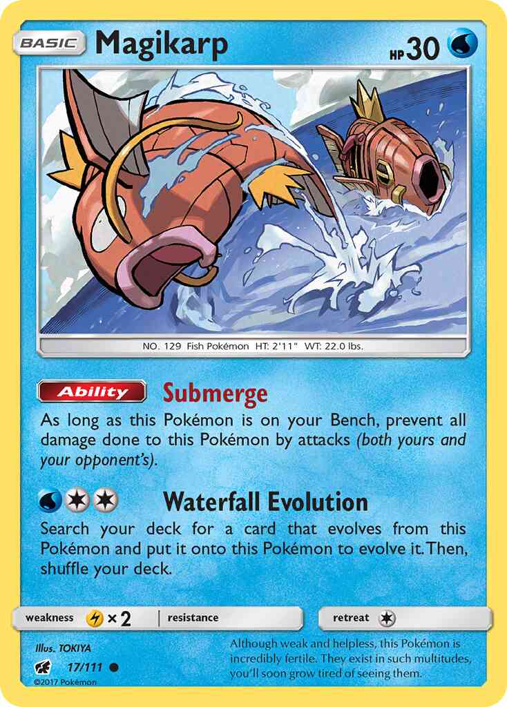 Magikarp - 17/111 - Common [sm4-17] [Reverse Holo]