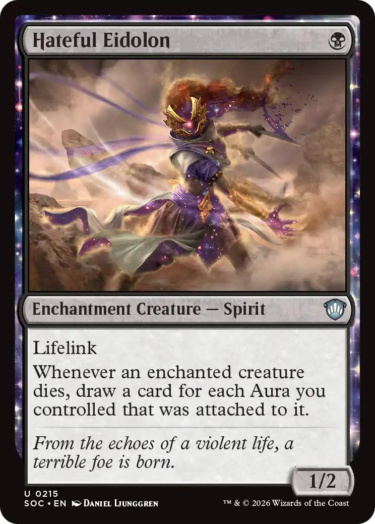 Hateful Eidolon [215] [Secrets of Strixhaven: Commander] [Non-Foil]