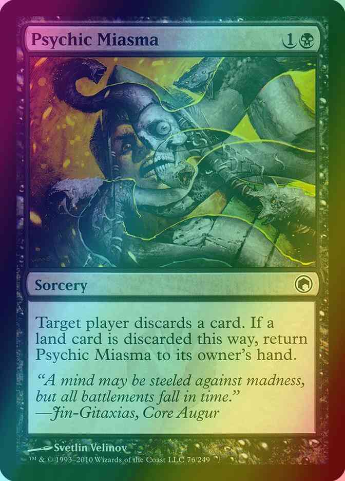 Psychic Miasma [76] [Scars Of Mirrodin] [Foil]