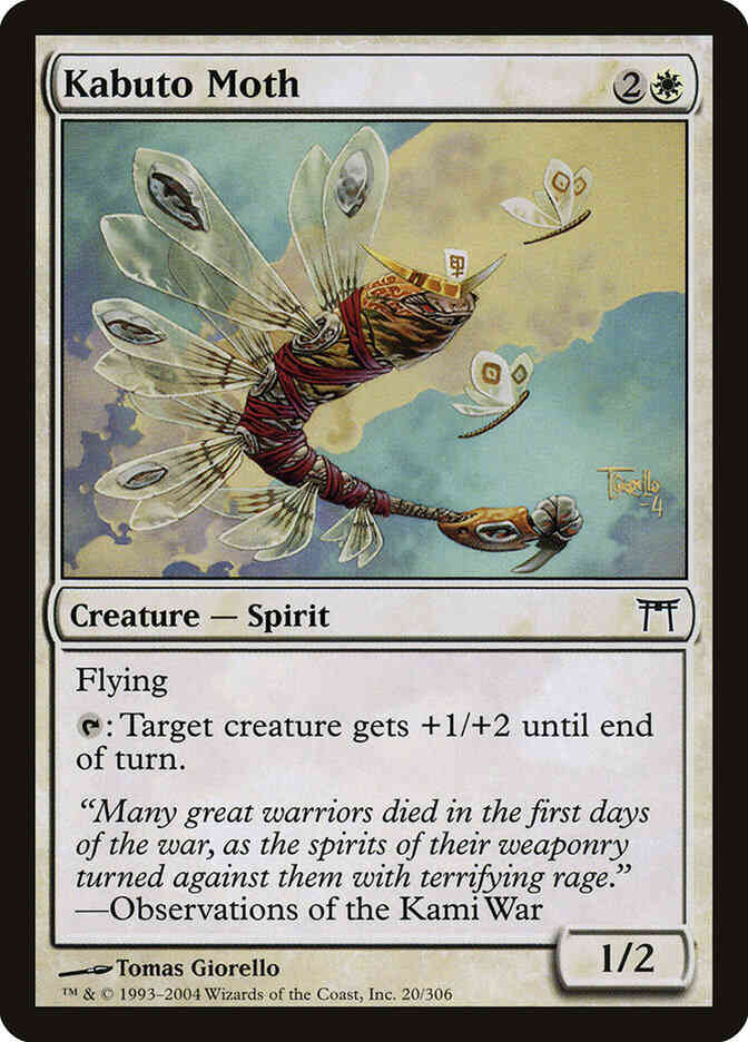 Kabuto Moth [20] [Champions of Kamigawa] [Non-Foil]