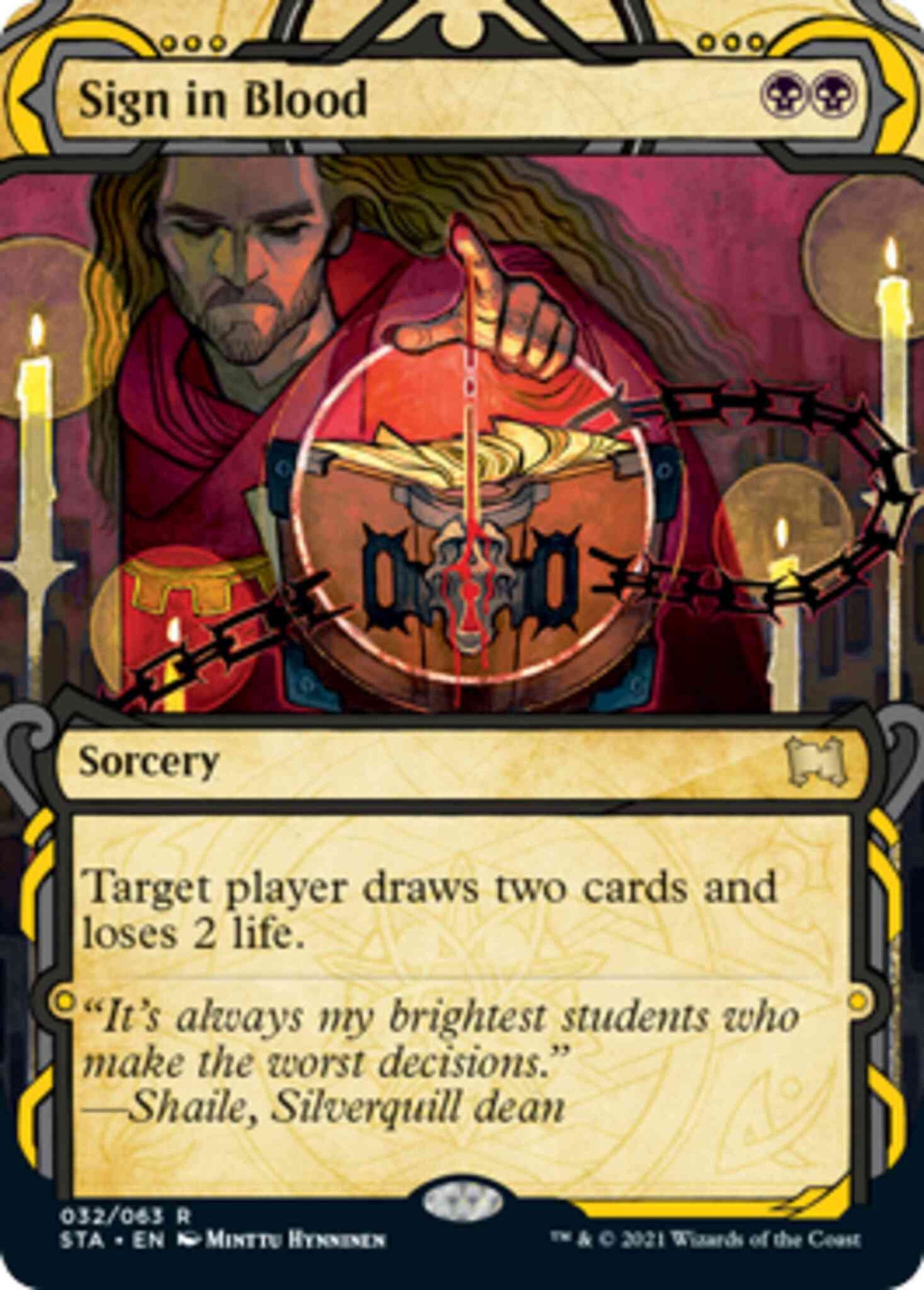 Sign in Blood [32] [Strixhaven Mystical Archive] [Etched Foil]