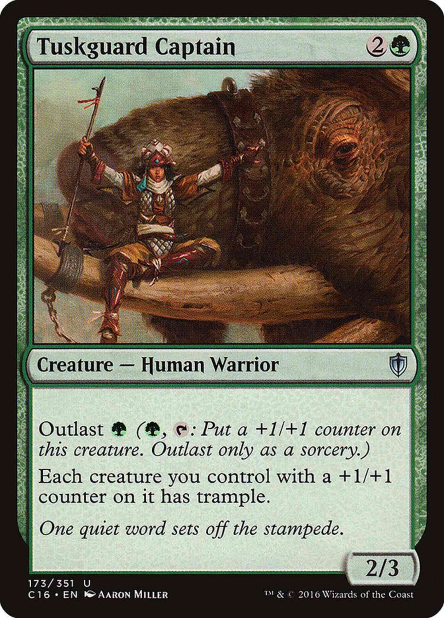 Tuskguard Captain [173] [Commander 2016] [Non-Foil]