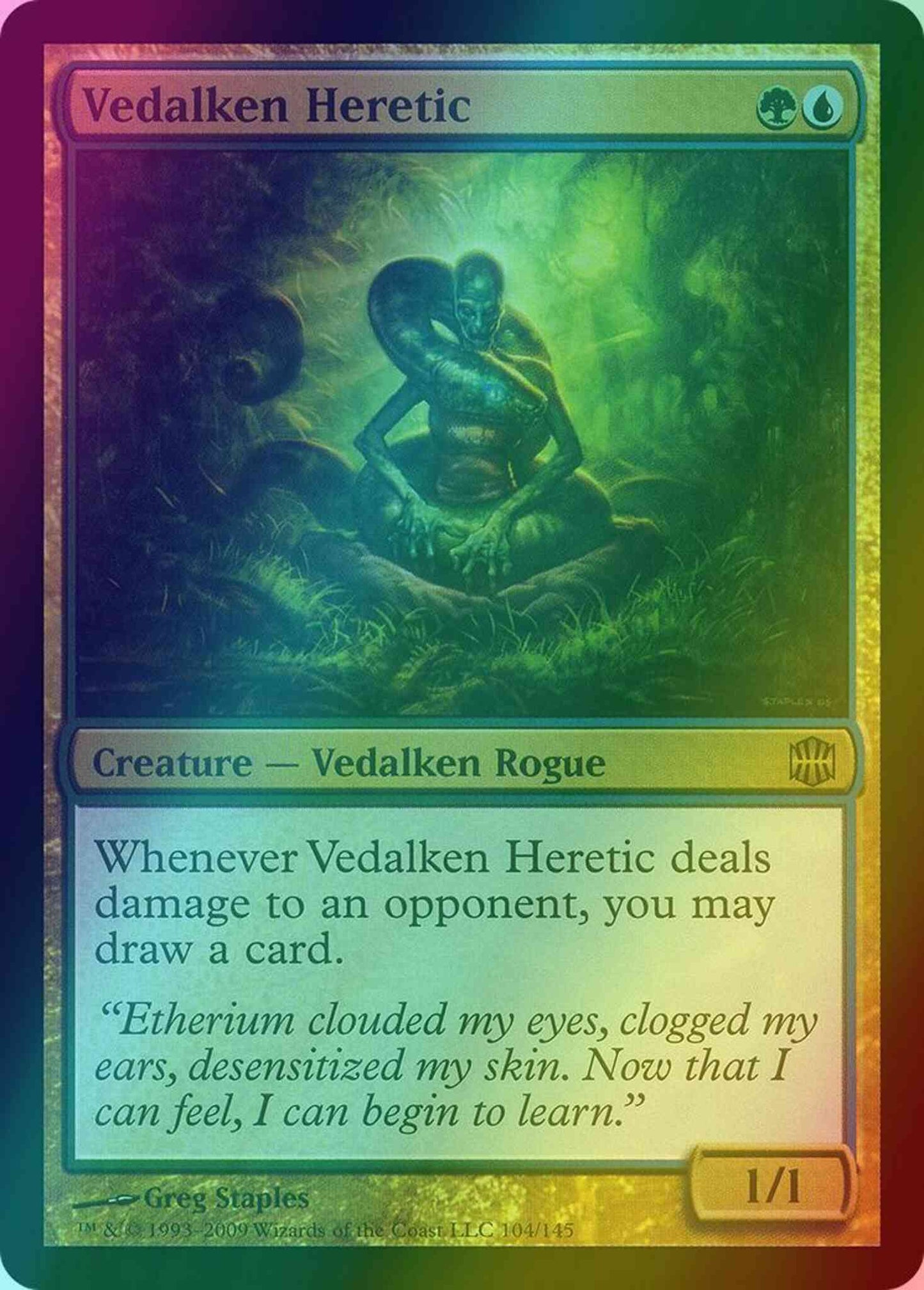 Vedalken Heretic [104] [Alara Reborn] [Foil]