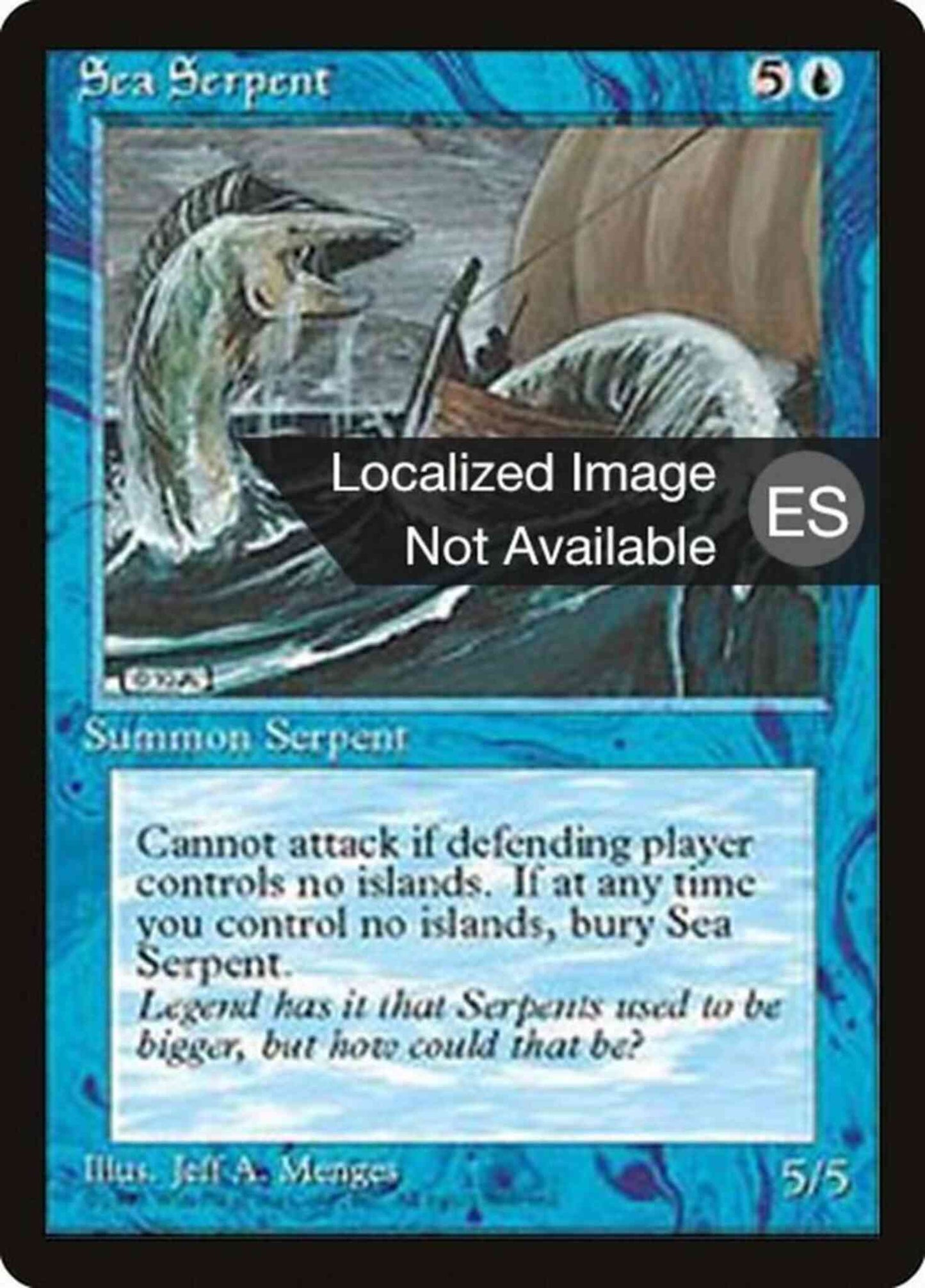 Sea Serpent - Korean [98] [Fourth Edition Black Border: Korean] [Non-Foil]