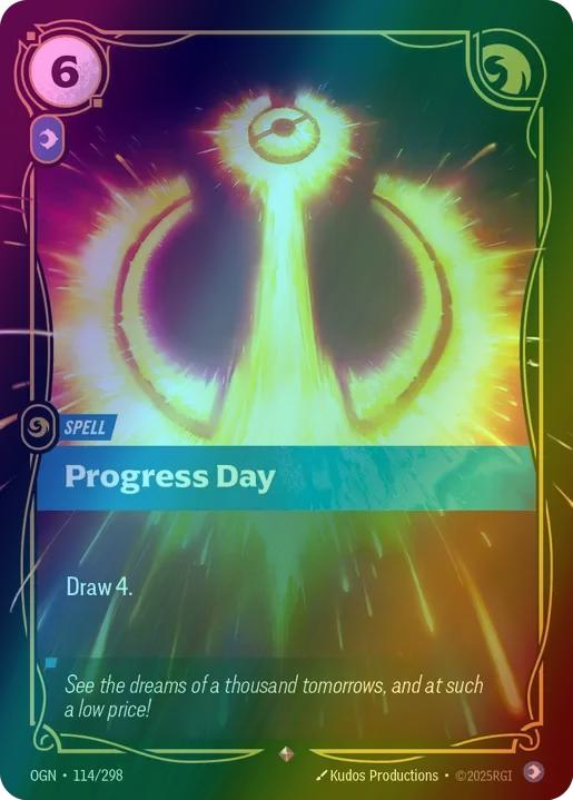 Progress Day - 114/298 [Origins] [Foil]