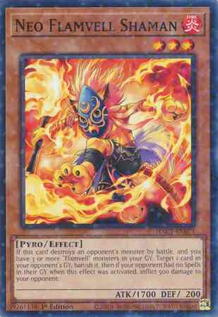 Neo Flamvell Shaman - HAC1-EN071 - Duel Terminal Normal Parallel Rare - 1st Edition