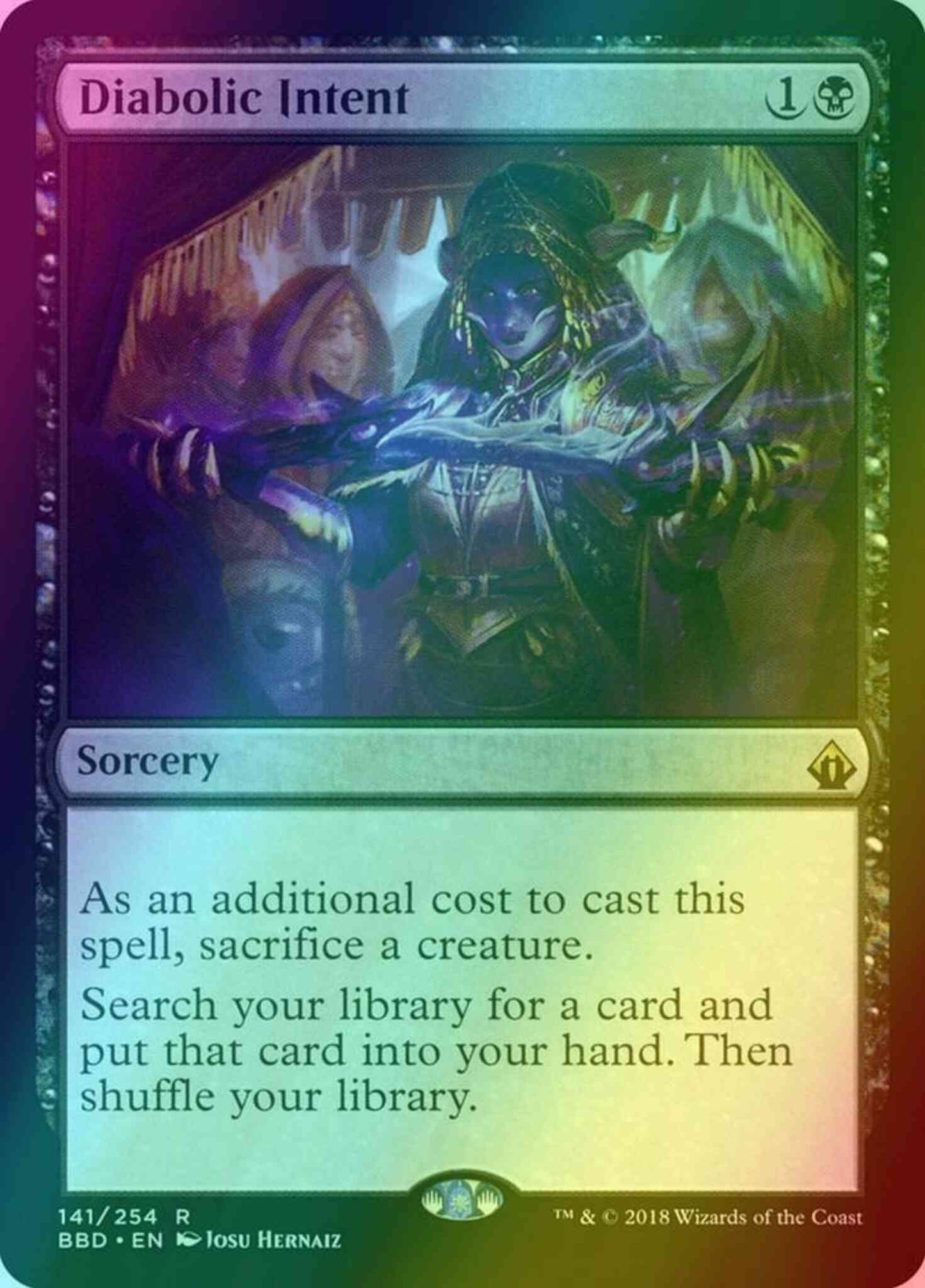 Diabolic Intent [141] [Battlebond] [Foil]
