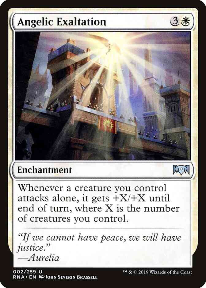 Angelic Exaltation [2] [Ravnica Allegiance] [Non-Foil]