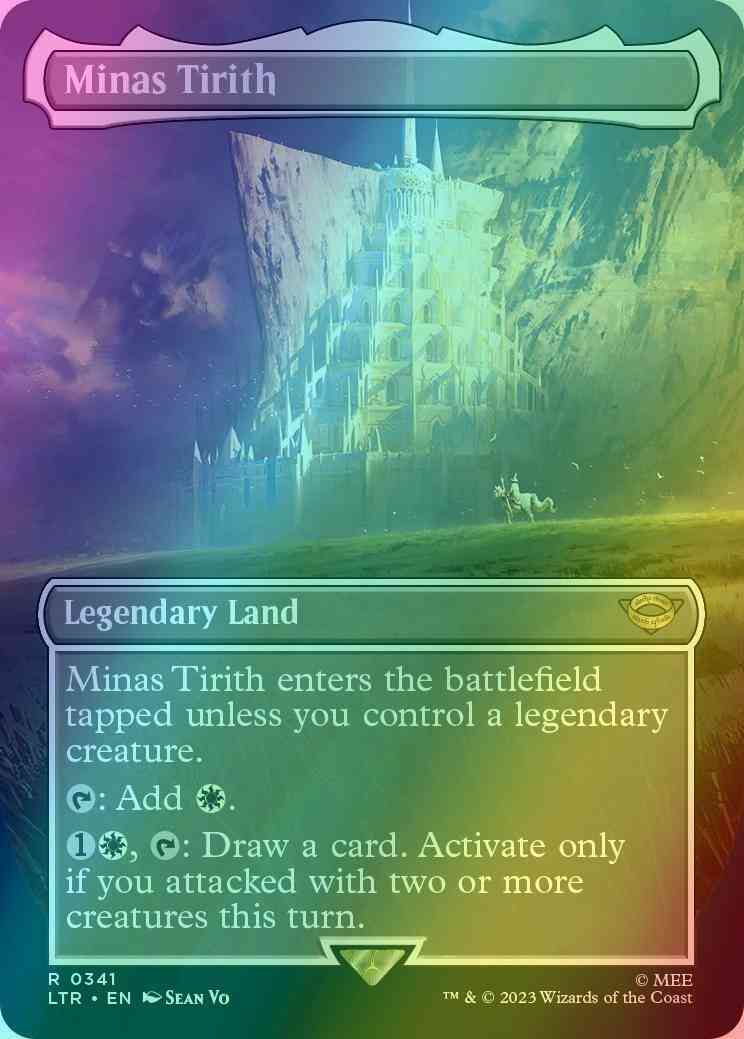 Minas Tirith [341] [Borderless] [The Lord of the Rings: Tales of Middle-earth] [Foil]