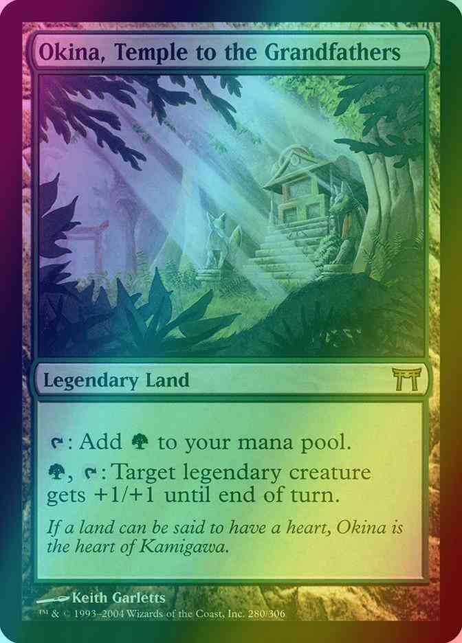 Okina, Temple to the Grandfathers [280] [Champions of Kamigawa] [Foil]