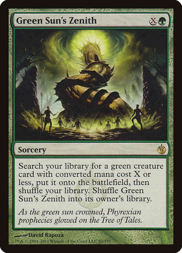 Green Sun's Zenith [81] [Mirrodin Besieged] [Non-Foil]