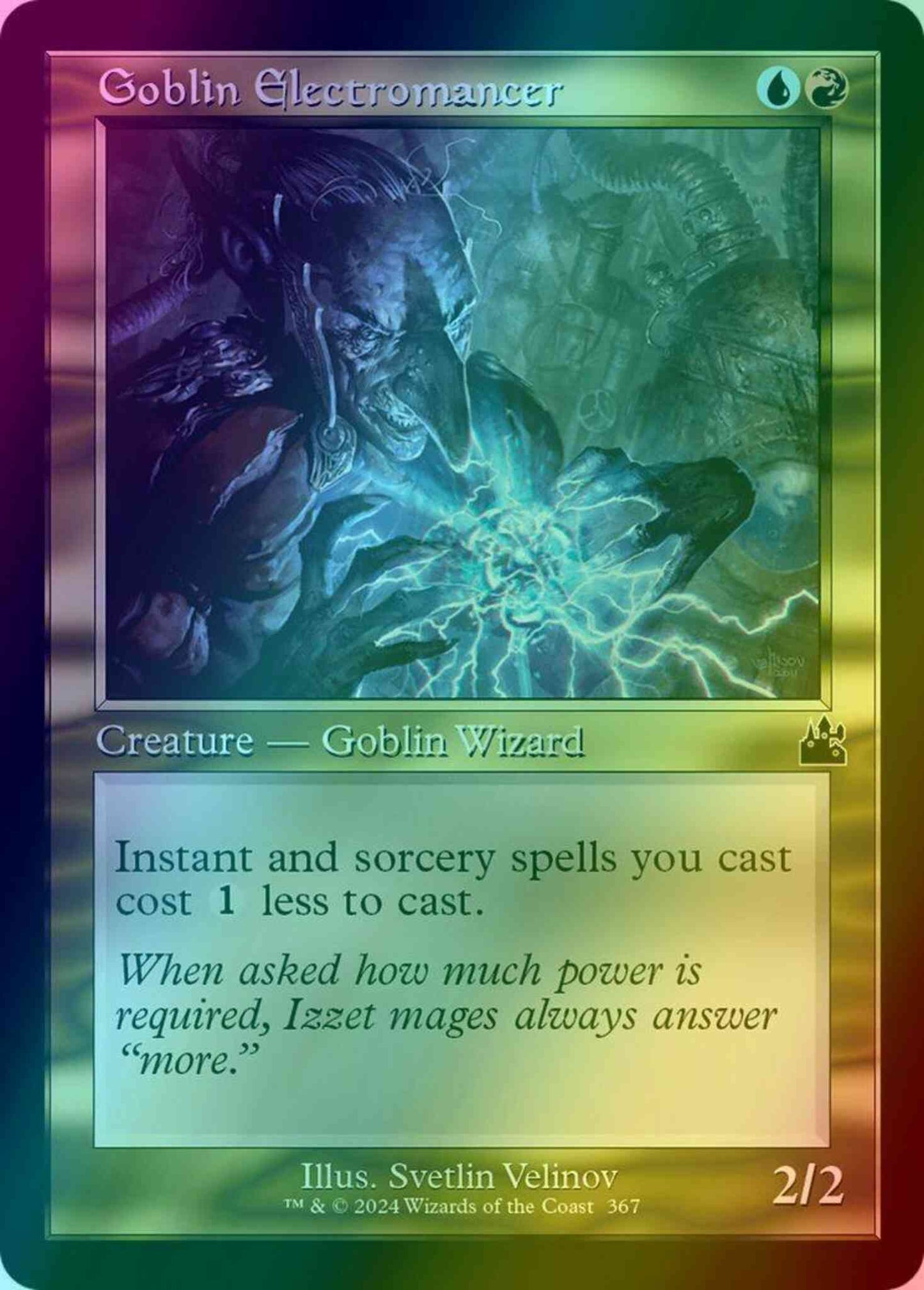 Goblin Electromancer [367] [Retro Frame] [Ravnica Remastered] [Foil]
