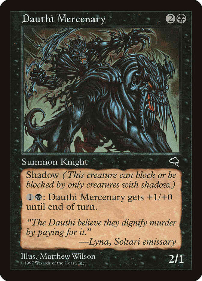 Dauthi Mercenary [124] [Tempest] [Non-Foil]